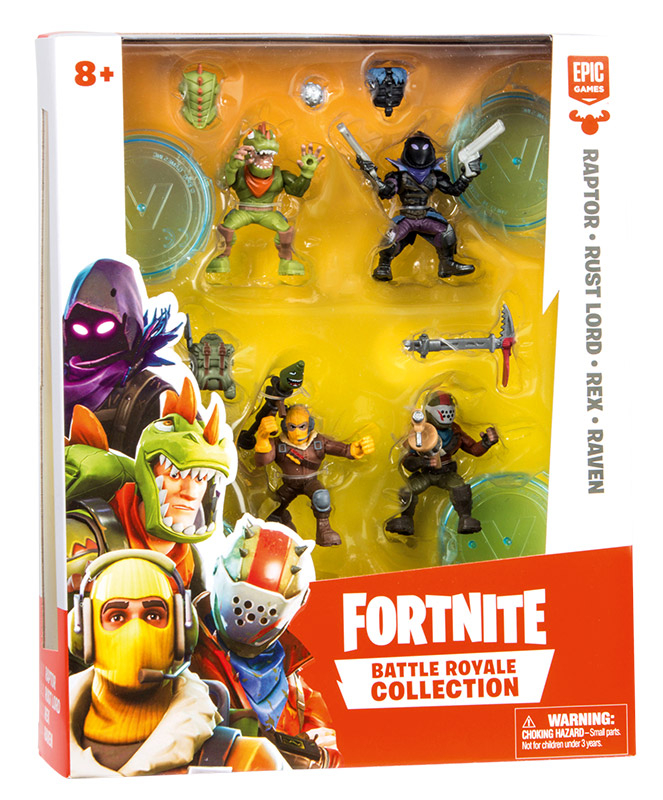 Fortnite 4 Personaggi Squad Pack DS Modellismo Fortnite 4 Personaggi Squad Giochi Preziosi