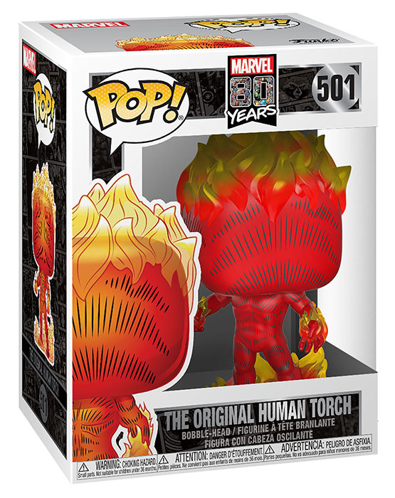 Funko POP Marvel 80th The Original Human Torch 501 DS Modellismo Funko POP Marvel 80th Original Human Torch