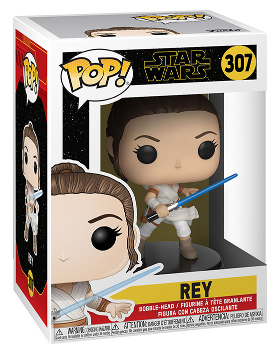 Funko POP Star Wars Rise of Skywalker Rey Bobble 307 DS Modellismo Funko POP Star Wars Rise Skywalker Rey