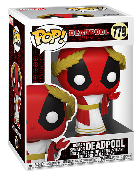 Funko POP Deadpool Roman Senator Deadpool Bobble 779 DS Modellismo Funko POP Deadpool Roman Senator Deadpool