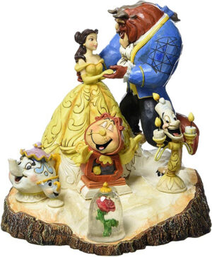 Beauty & Beast Diorama Disney Traditions