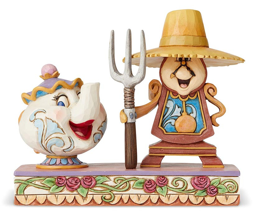 Beauty & Beast Mrs Potts e Cogsworth DS Modellismo Beauty & Beast Mrs Potts e Cogsworth