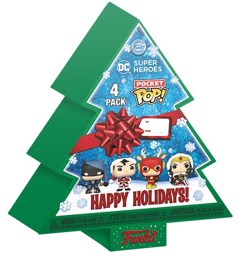 Funko Advent 4DAY Pack Holiday DC Comics 4pz DS Modellismo Funko Advent 4DAY Holiday Dc Comics 4pz