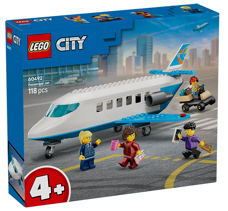 60492 City Great Vehicles Jet Passeggeri DS Modellismo 60492 City Great Vehicles Jet Passeggeri
