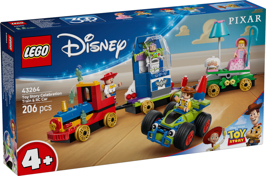 43264 Disney Pixar Toy Story: Treno e Auto RC Celebrativi DS Modellismo 43264 Disney Pixar Toy Story: Treno e Auto