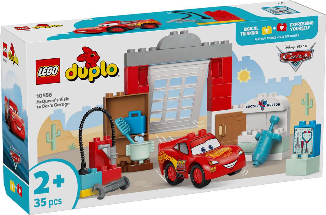 10456 Duplo Disney La Visita di McQueen all'Officina di Doc DS Modellismo 10456 Duplo Disney La Visita di McQueen