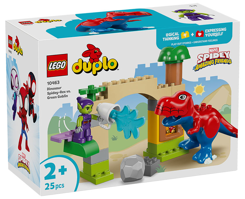 10463 Duplo Disney Dinosauro Spidey-Rex Vs. Goblin DS Modellismo 10463 Duplo Disney Dinosauro Spidey-Rex Vs.