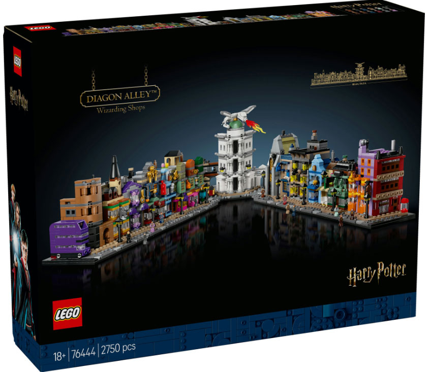 76444 Harry Potter Negozi di Magia di Diagon Alley DS Modellismo 76444 Harry Potter Negozi di Magia di Diagon