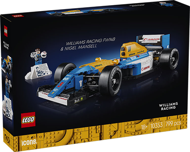 10353 Icons Williams Racing FW14B e Nigel Mansell DS Modellismo 10353 Icons Williams Racing FW14B e Nigel