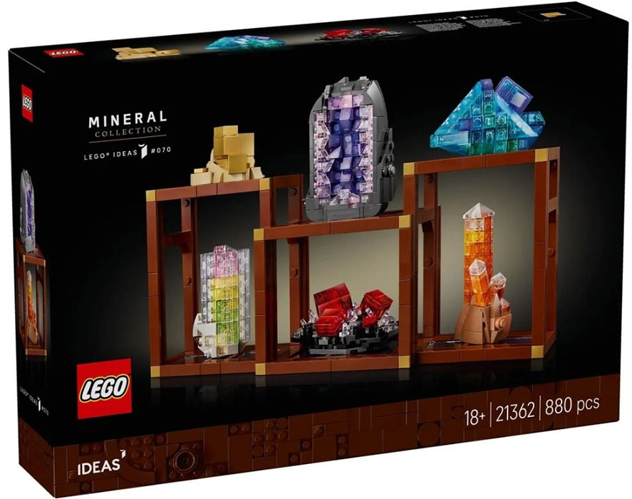 21362 Ideas Collezione di Minerali DS Modellismo 21362 Ideas Collezione di Minerali LEGO