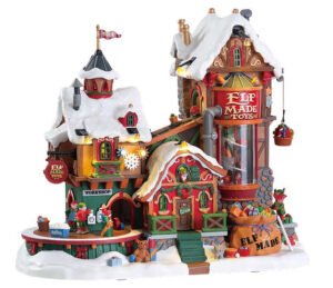 75190 Lemax Elf Made Toy Factory +4.5V