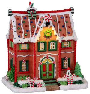 15826 Lemax Peppermint House (4.5V)