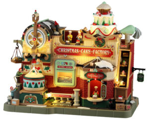 45268 Lemax Christmas Cake Factory 4.5V