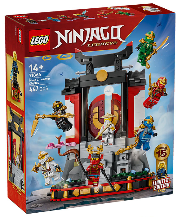 71866 Ninjago Display Personaggi Ninja 15th Anniversary DS Modellismo 71866 Ninjago Display Personaggi Ninja 15th