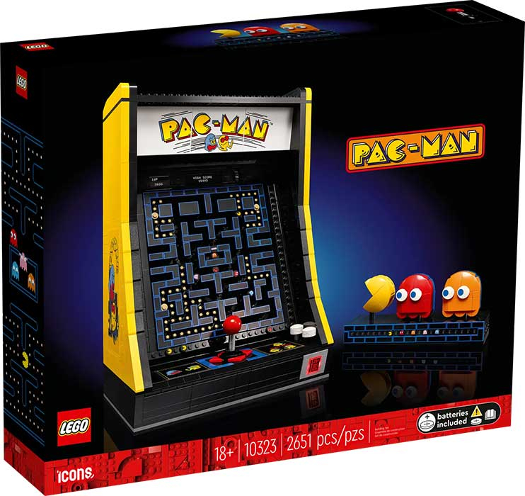 10323 Icons Pac-man Arcade Rare DS Modellismo 10323 Icons Pac-man Arcade Rare LEGO