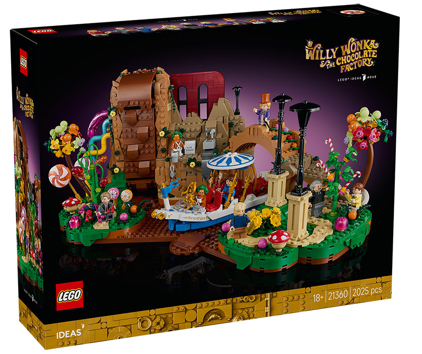 21360 Ideas Willy Wonka e la Fabbrica di Cioccolato Rare DS Modellismo 21360 Ideas Willy Wonka e la Fabbrica