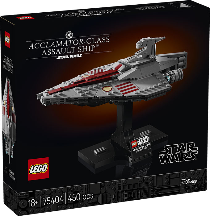 75404 Star Wars Nave d'Assalto di Classe Acclamator DS Modellismo 75404 Star Wars Nave d'Assalto di Classe