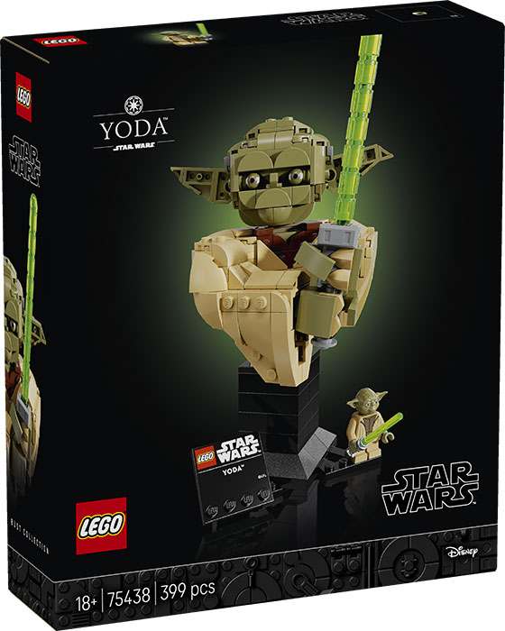 75438 Star Wars Busto di Yoda DS Modellismo 75438 Star Wars Busto di Yoda LEGO