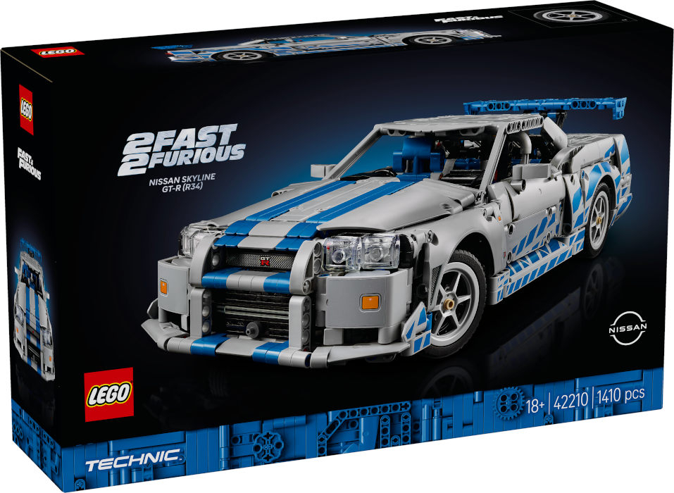 42210 Technic Auto Nissan Skyline Gt-r R34 2 Fast 2 Furious DS Modellismo 42210 Technic Auto Nissan Skyline Gt-r R34 2