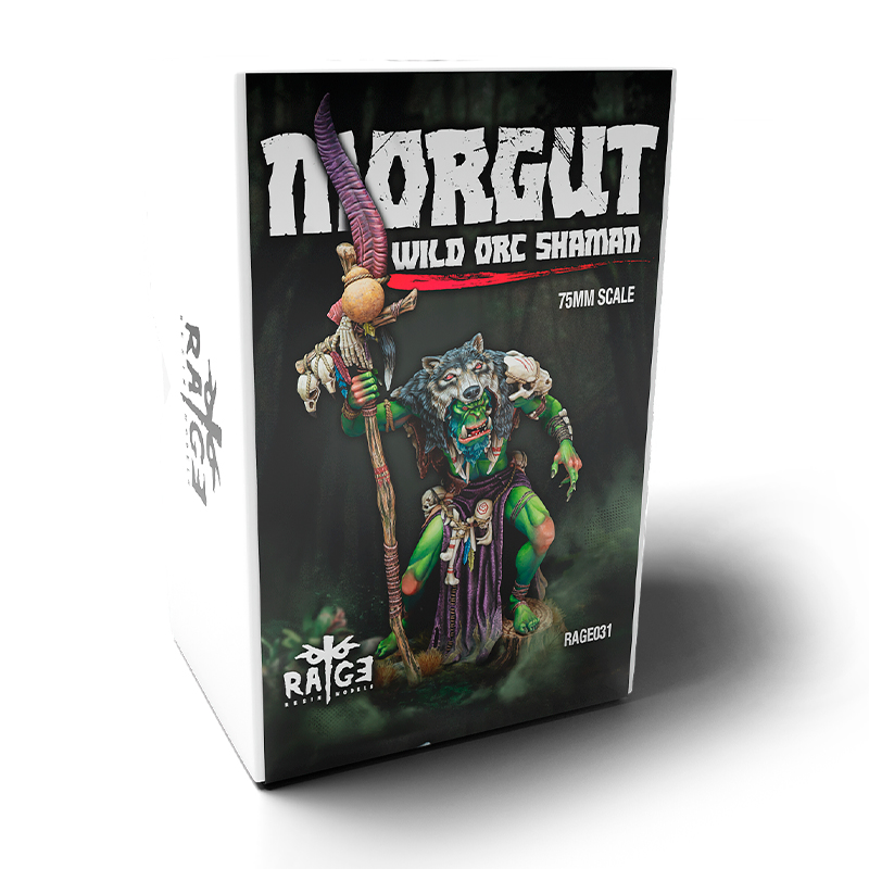 Morgut Wild Orc Shaman 75 mm DS Modellismo Morgut Wild Orc Shaman ABTEILUNG 502
