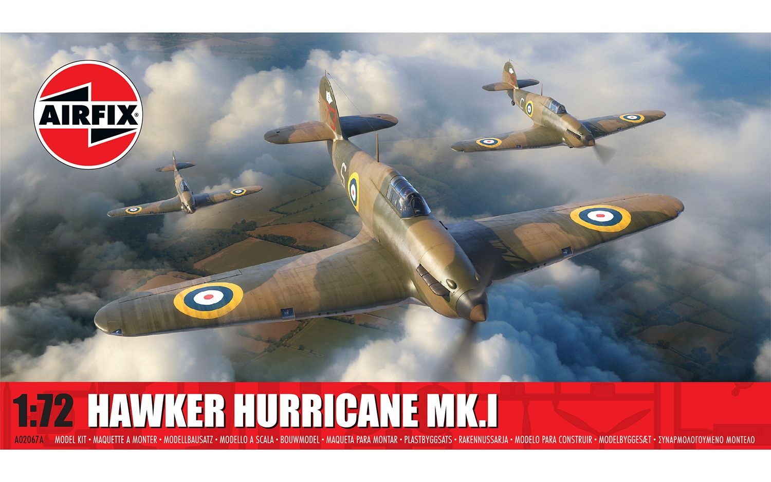 1/72 Hawker Hurricane Mk.I DS Modellismo Hawker Hurricane Mk.I scala 1/72 AIRFIX