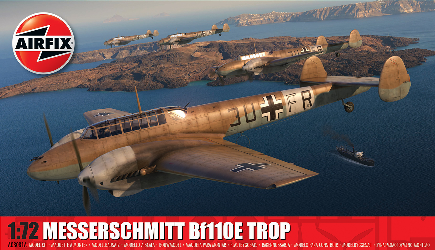 1/72 Messerschmitt Bf110E/E-2 Trop DS Modellismo Messerschmitt Bf110E/E-2 Trop scala 1/72