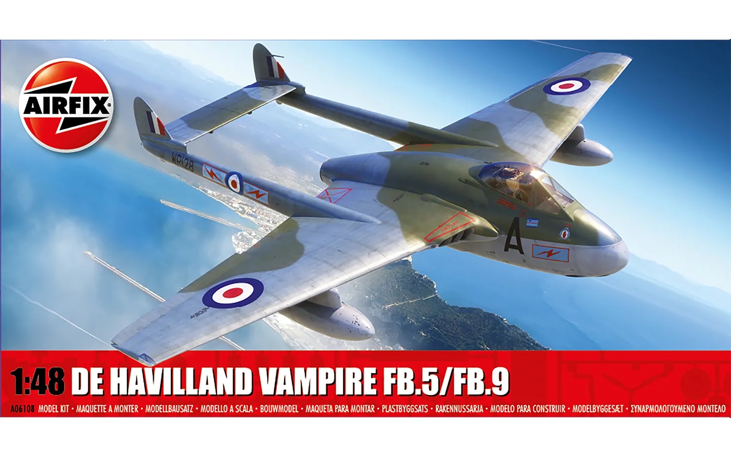 1/48 De Havilland Vampire FB.5/FB.9 DS Modellismo De Havilland Vampire FB.5/FB.9 scala 1/48