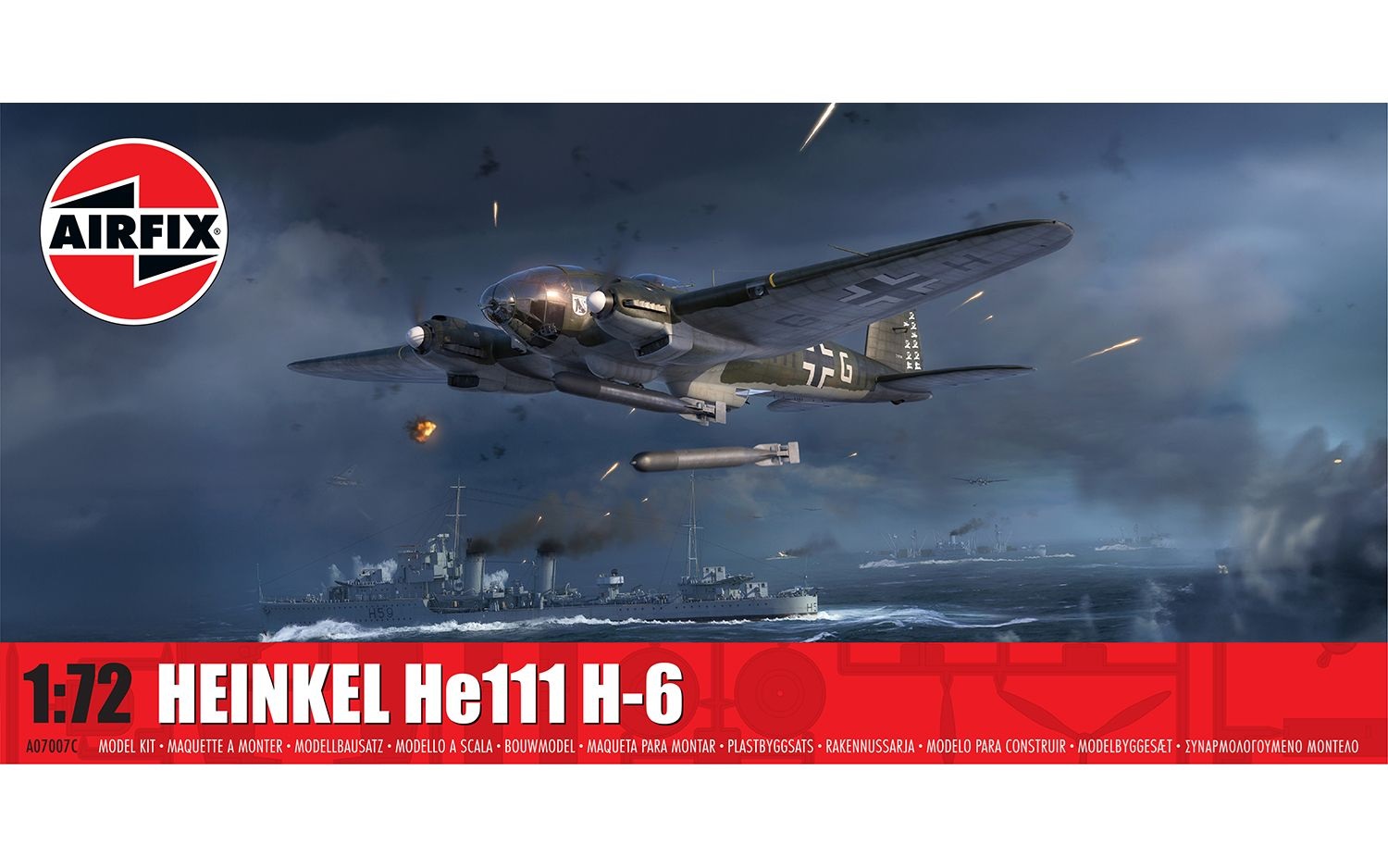 1/72 Heinkel He111 H-6 DS Modellismo Heinkel He111 H-6 scala 1/72 AIRFIX