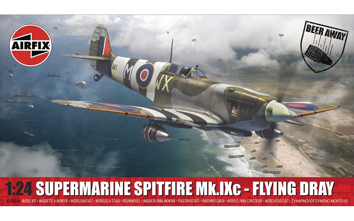 1/24 Supermarine Spitfire Mk.IXc - Flying Dray DS Modellismo Supermarine Spitfire Mk.IXc scala 1/24