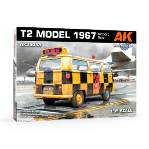 Volkswagen T2 Model 1967 Airport scala 1/35