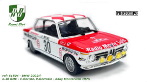 Bmw 2002ti n.30 Rmc C.Dorche, P.Gertosio