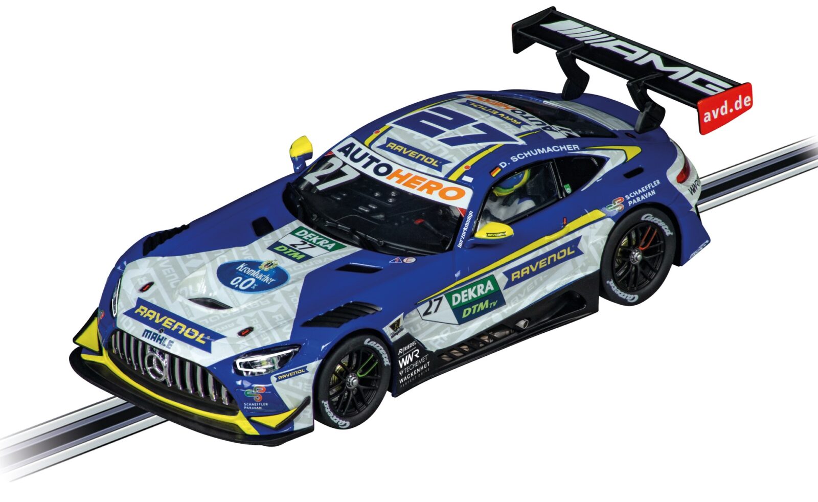 Mercedes-AMG GT3 Evo "Mercedes-AMG Team Winward D.Schumacher, No.27" Dtm 2022 DS Modellismo Mercedes-AMG GT3 Evo "Mercedes-AMG Team