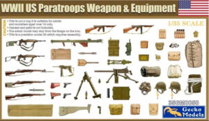 Wwii Us Paratroops Weapon scala 1/35