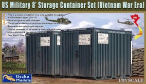 Us Military 8' Storage Container scala 1/35