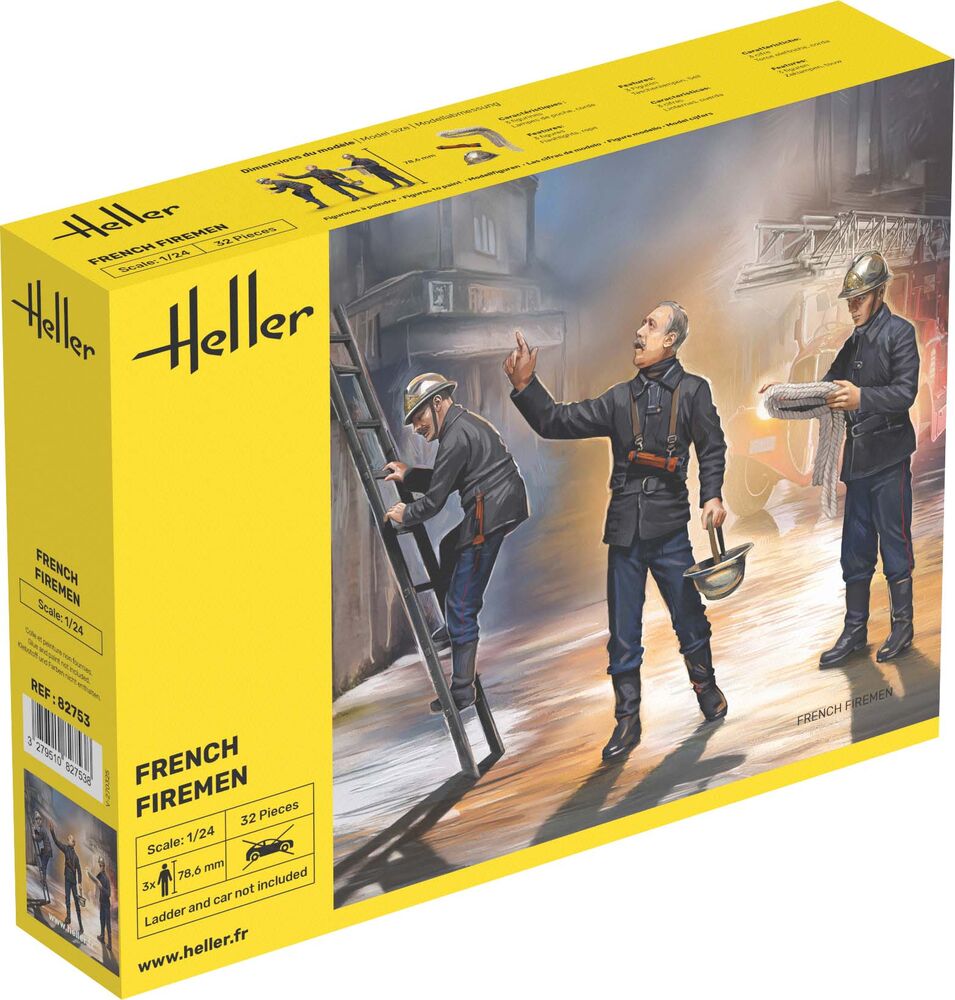 1/24 French Firemen DS Modellismo French Firemen scala 1/24 HELLER