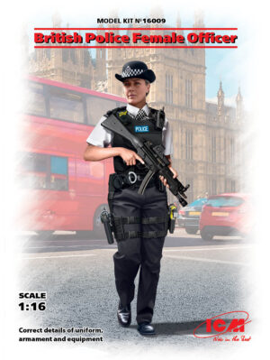 British Police Female Officer scala 1/16 ICM