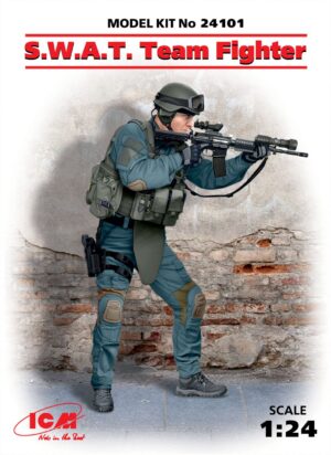 S.w.a.t. Team Fighter scala 1/24 ICM