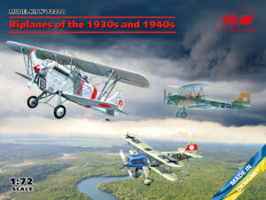 Biplanes 1930s 1940s scala 1:72 ICM