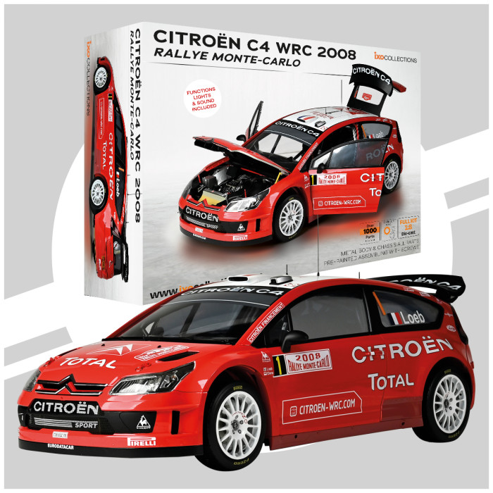 1/8 Citroen C4 Wrc - Full Kits DS Modellismo Citroen C4 Wrc Full Kits scala 1/8