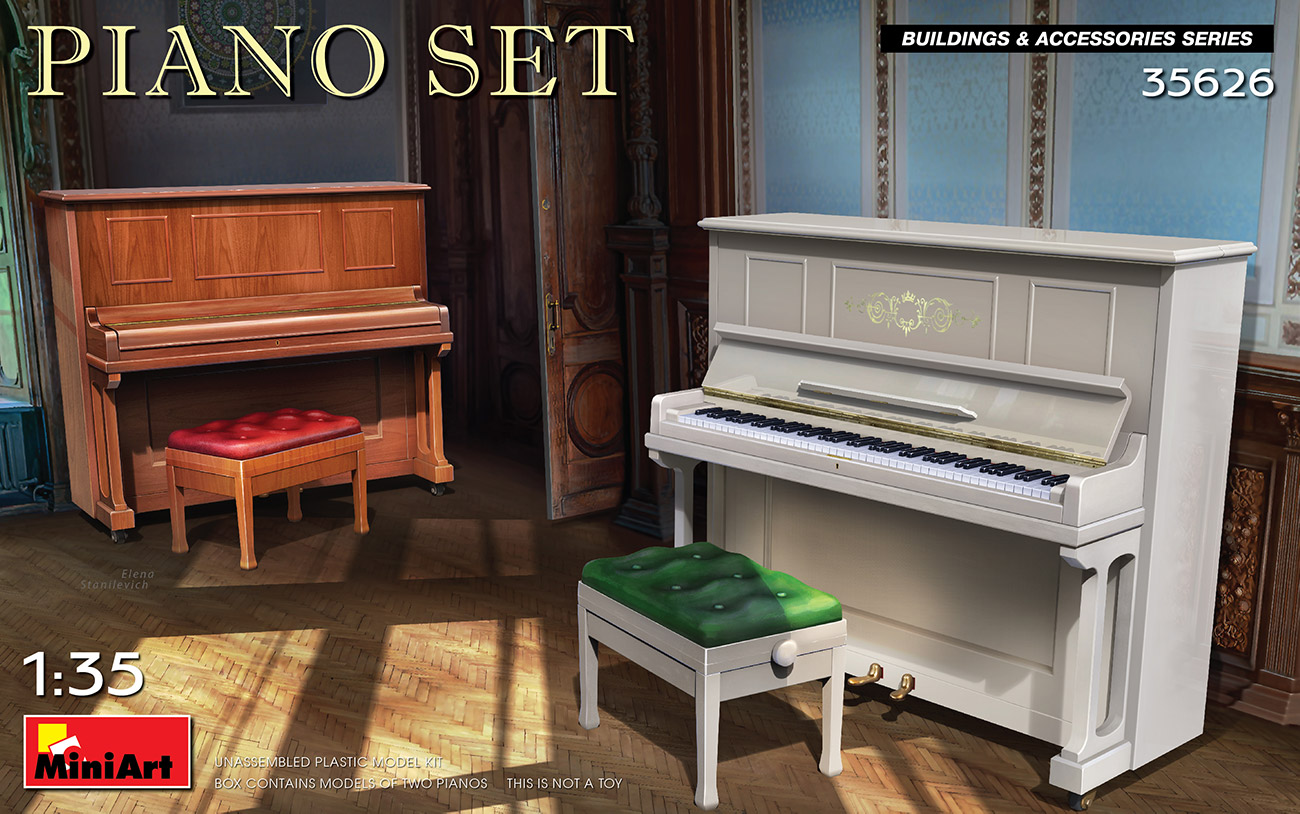1/35 Piano Set DS Modellismo Piano Set scala 1/35 MINI ART