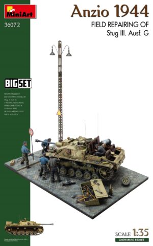 Anzio 1944. Field Repairing Stug scala 1/35