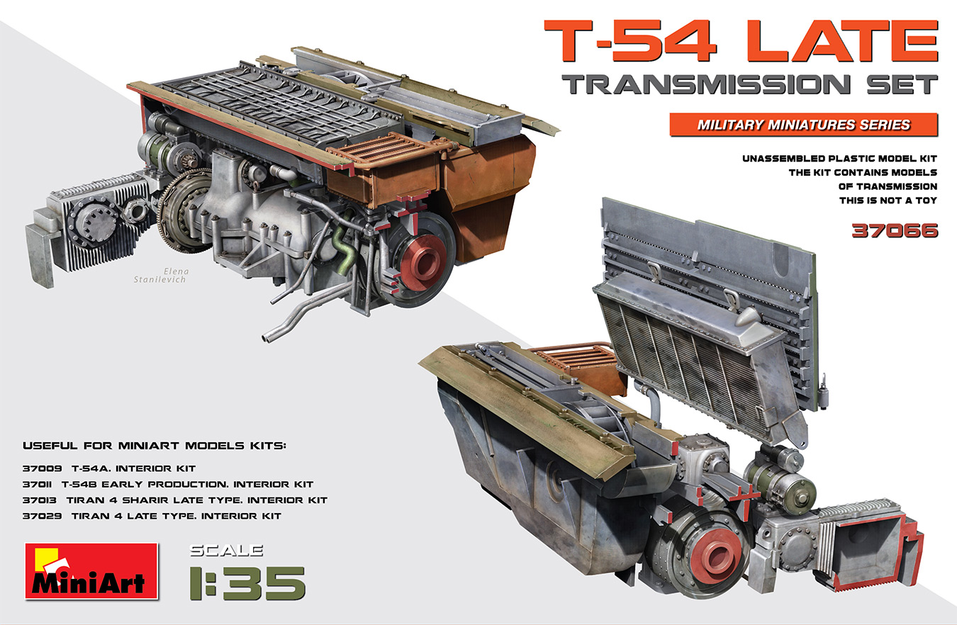 1/35 T-54 Late Transmission Set DS Modellismo T-54 Late Transmission Set scala 1/35