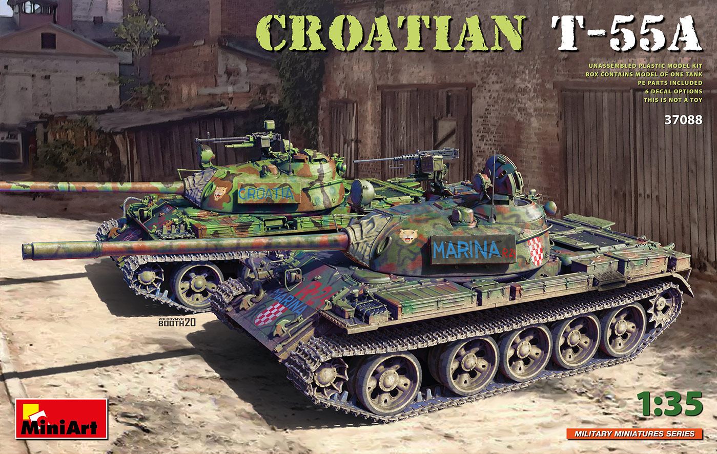 1/35 Croatian T-55A DS Modellismo Croatian T-55A scala 1/35 MINI ART