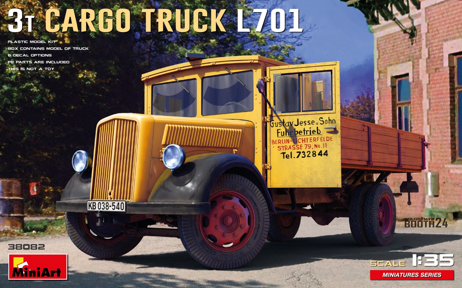 1/35 3t Cargo Truck L701 DS Modellismo 3t Cargo Truck L701 scala 1/35 MINI ART