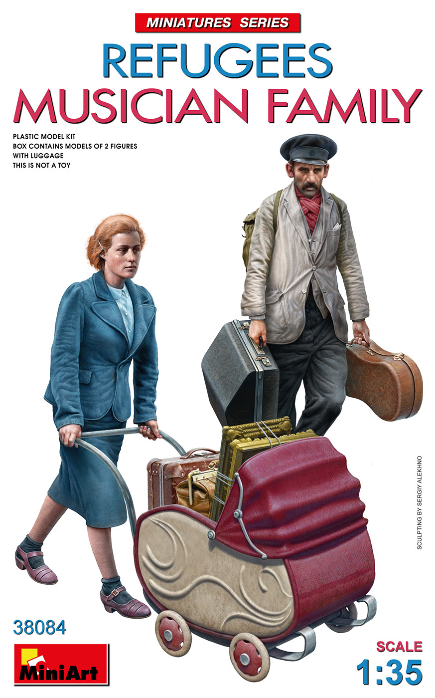 1/35 Refugees. Musician Family DS Modellismo Refugees. Musician Family scala 1/35
