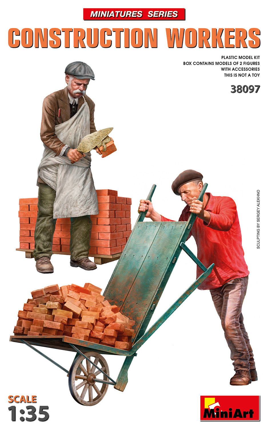 1/35 Construction Workers with Accessories DS Modellismo Construction Workers scala 1/35