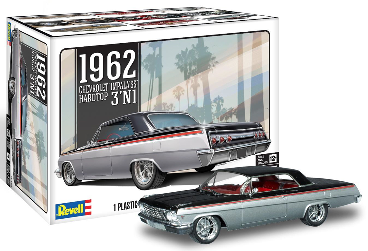 1/25 1962 Chevrolet Impala SS Hardtop 3'n1 DS Modellismo 1962 Chevrolet Impala SS Hardtop scala 1/25
