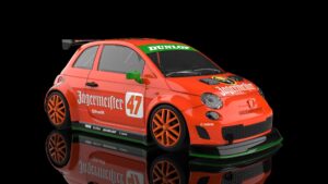 500 Abarth Jägermeister Livery #47 Green Sw