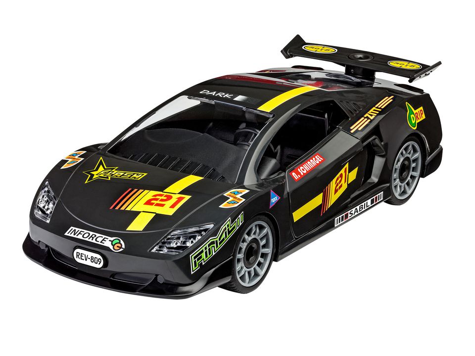 1/20 Junior Kit Racing Car, black DS Modellismo Junior Kit Racing Car, black scala 1/20