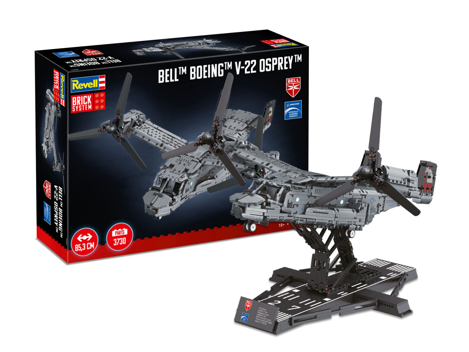 Bell Boeing V-22 Osprey - Brick System DS Modellismo Bell Boeing V-22 Osprey Brick System REVELL